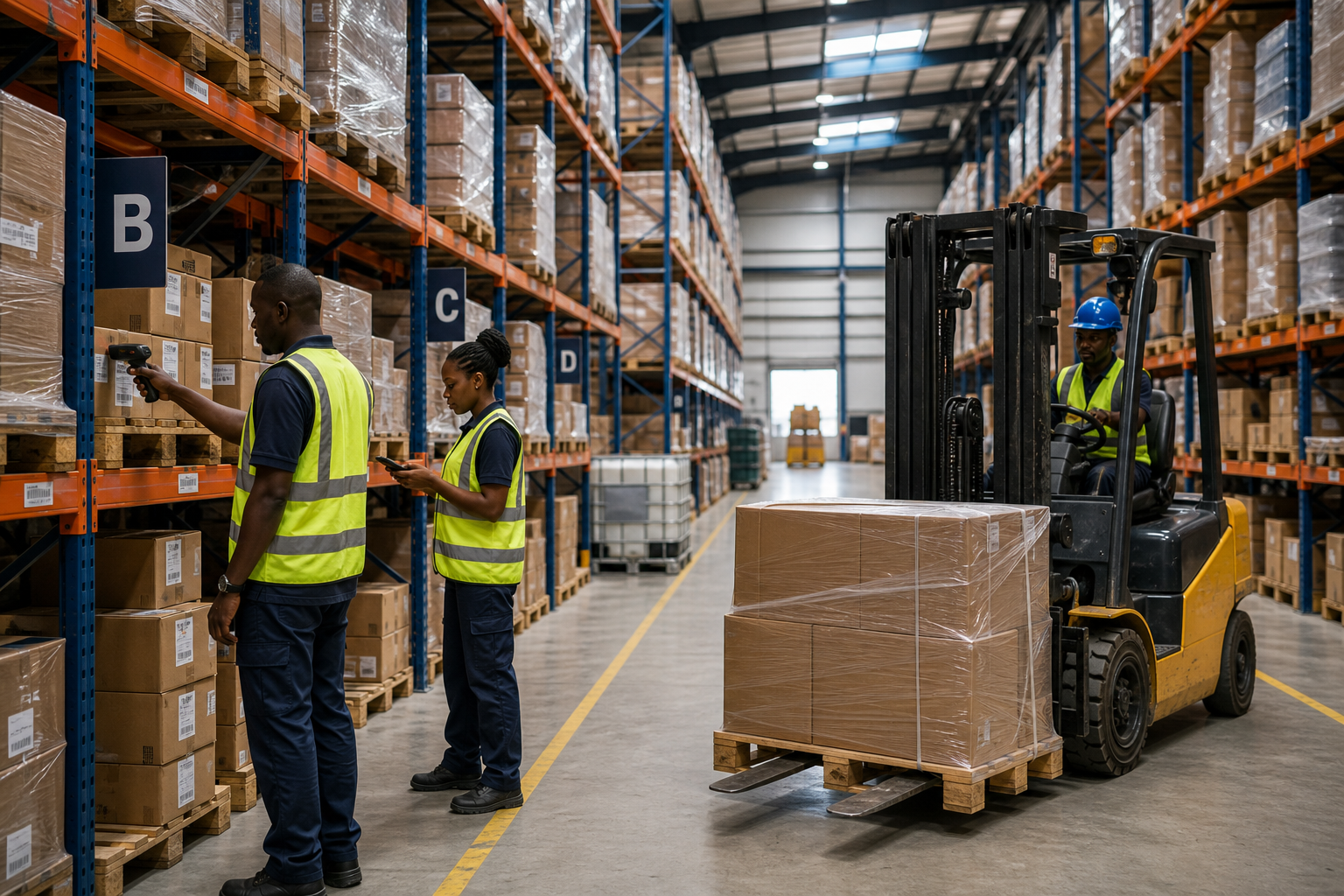 Warehouse operations and supply chain management